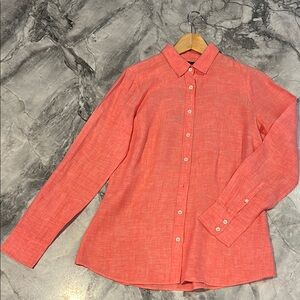 J. Crew Pink Blouse Long Sleeve Casual
